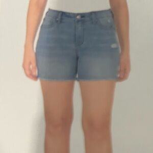 Seven7 Jeans Women's Blue Denim Shorts
